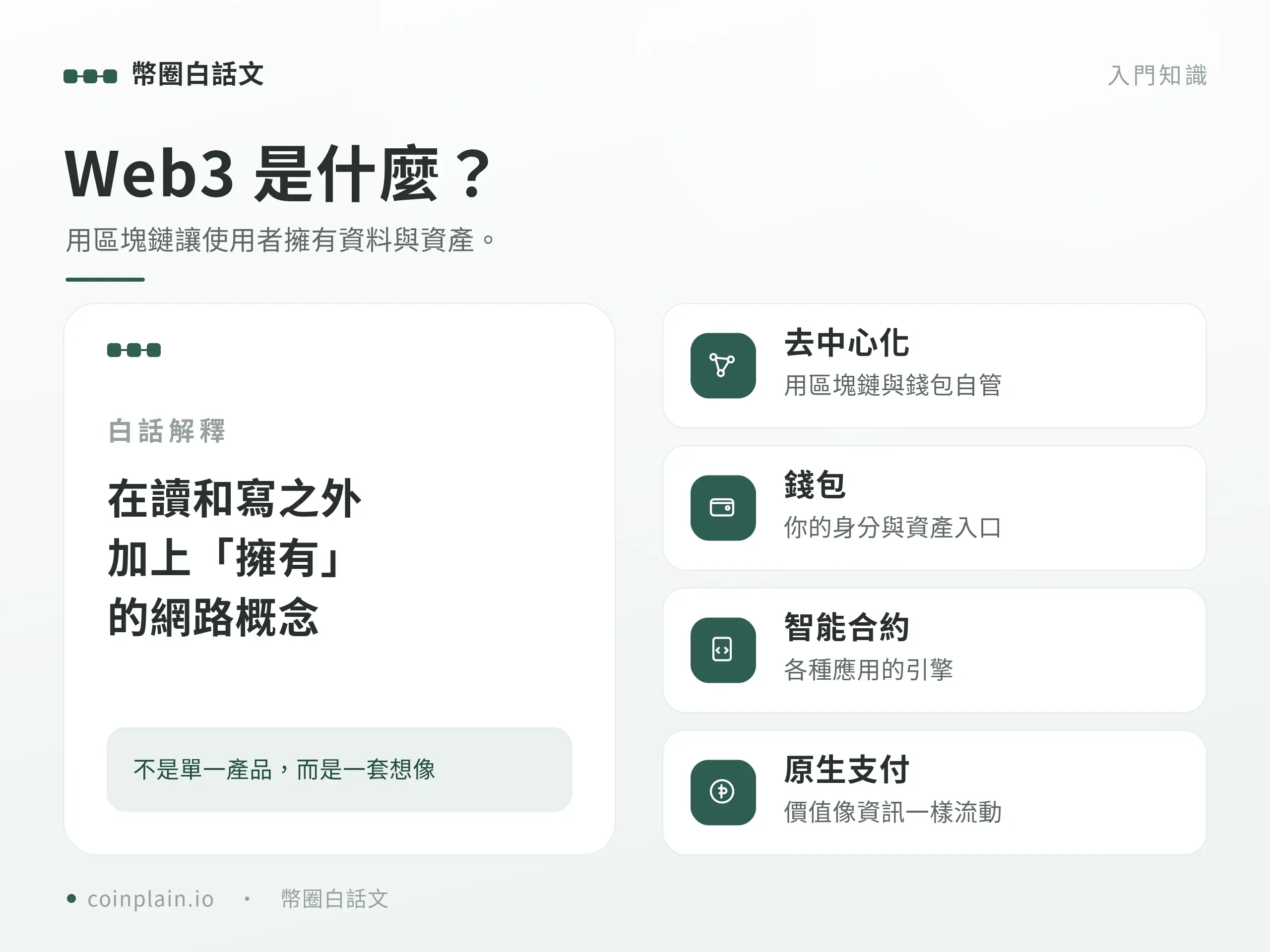 web3概念說明